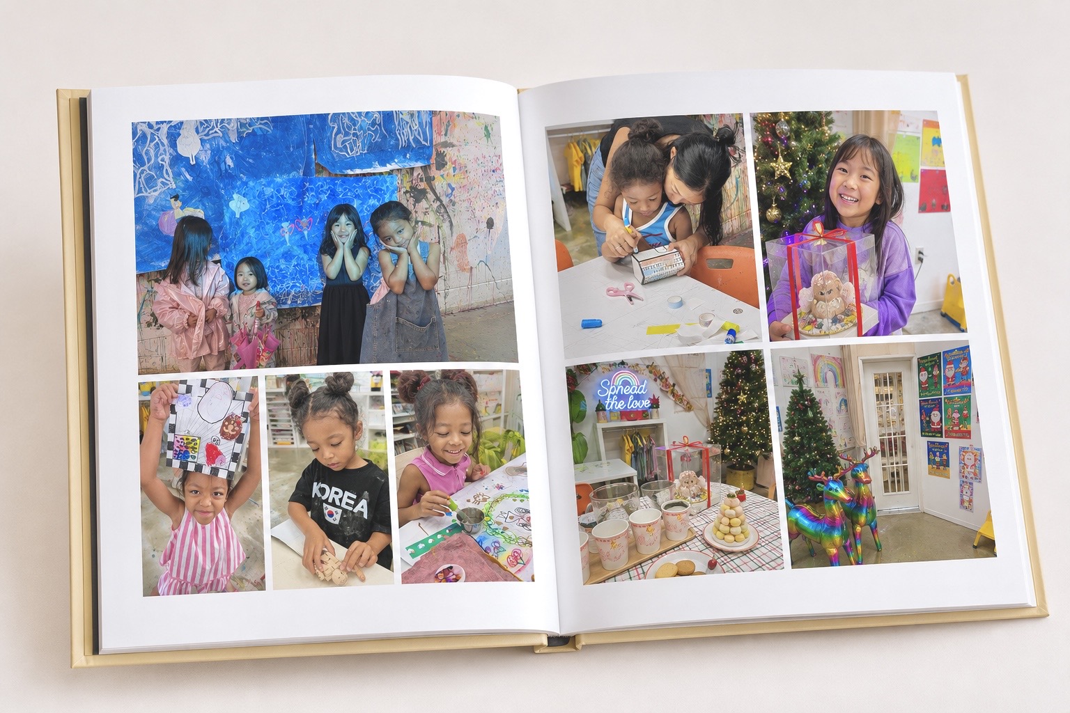 Inside pages of LALLA Art Photobook